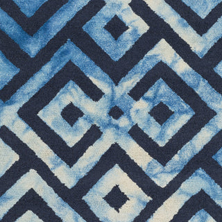 Surya Serafina SRF-2004 Navy Hand Hooked Area Rug Sample Swatch