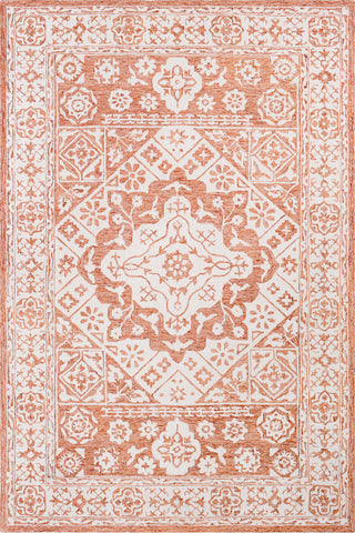 Surya Serafina SRF-2019 Burnt Orange White Area Rug main image