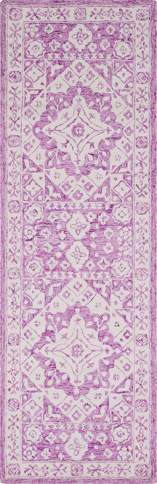 Surya Serafina SRF-2022 Bright Purple White Area Rug Runner Image