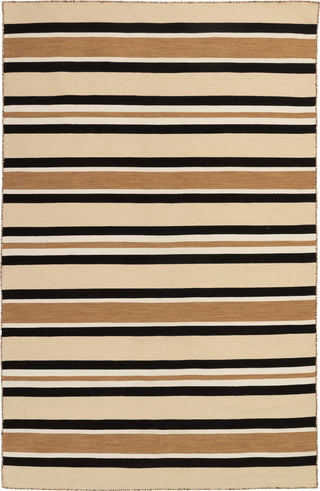 Trans Ocean Sorrento 6310/22 Cabana Stripe Khaki Area Rug by Liora Manne