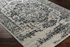 Surya Stretto SRO-1004 Grey/Black Area Rug Closeup