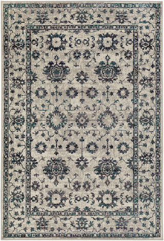 Surya Stretto SRO-1006 Grey/Black Area Rug 5'3'' X 7'3''