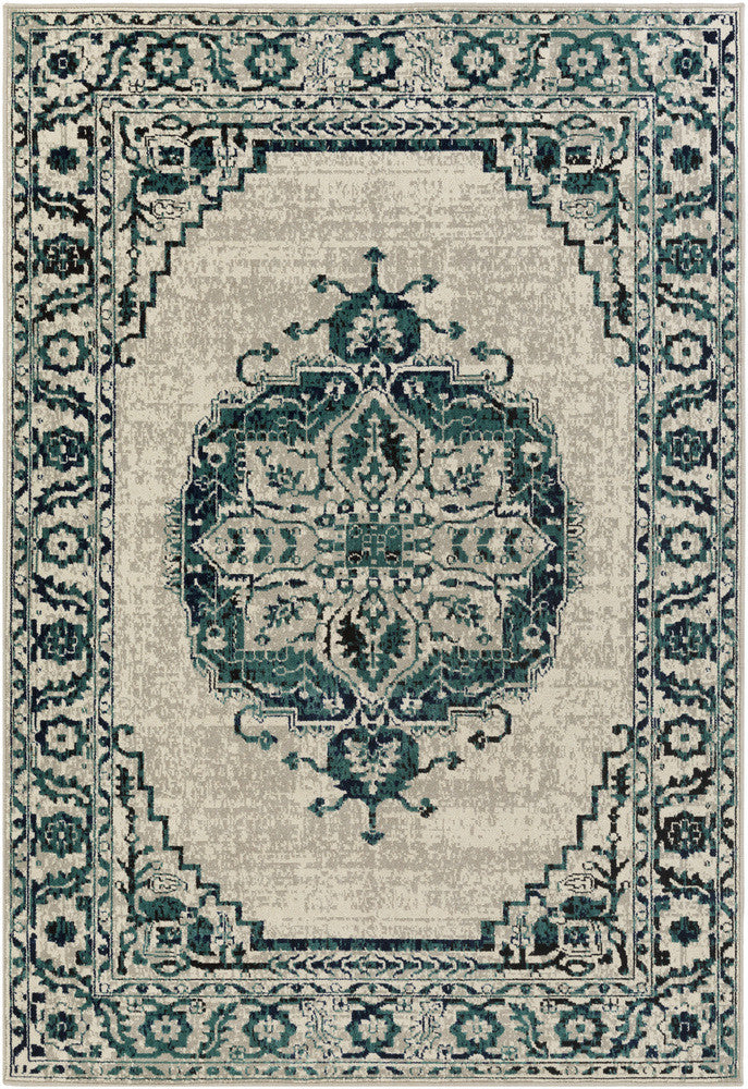 Surya Stretto SRO-1008 Grey/Blue Area Rug main image