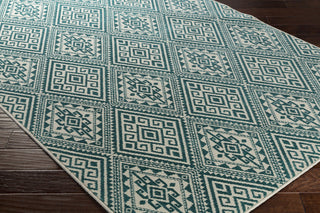 Surya Stretto SRO-1022 Blue/Neutral Area Rug Closeup