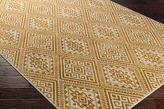 Surya Stretto SRO-1023 Orange/Neutral Area Rug Closeup