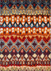Surya Serapi SRP-1017 Bright Orange Dark Blue Black Red Yellow Tan White Area Rug main image
