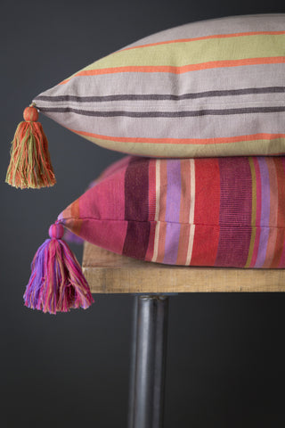 Surya Stadda Stripe and Tassel SS-002 Pillow 