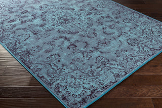 Artistic Weavers Saturn Austin Turquoise/Aqua Area Rug Corner Shot