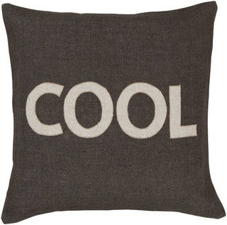 Surya Stencil Charmingly 'Cool' ST-005 Pillow 18 X 18 X 4 Down filled