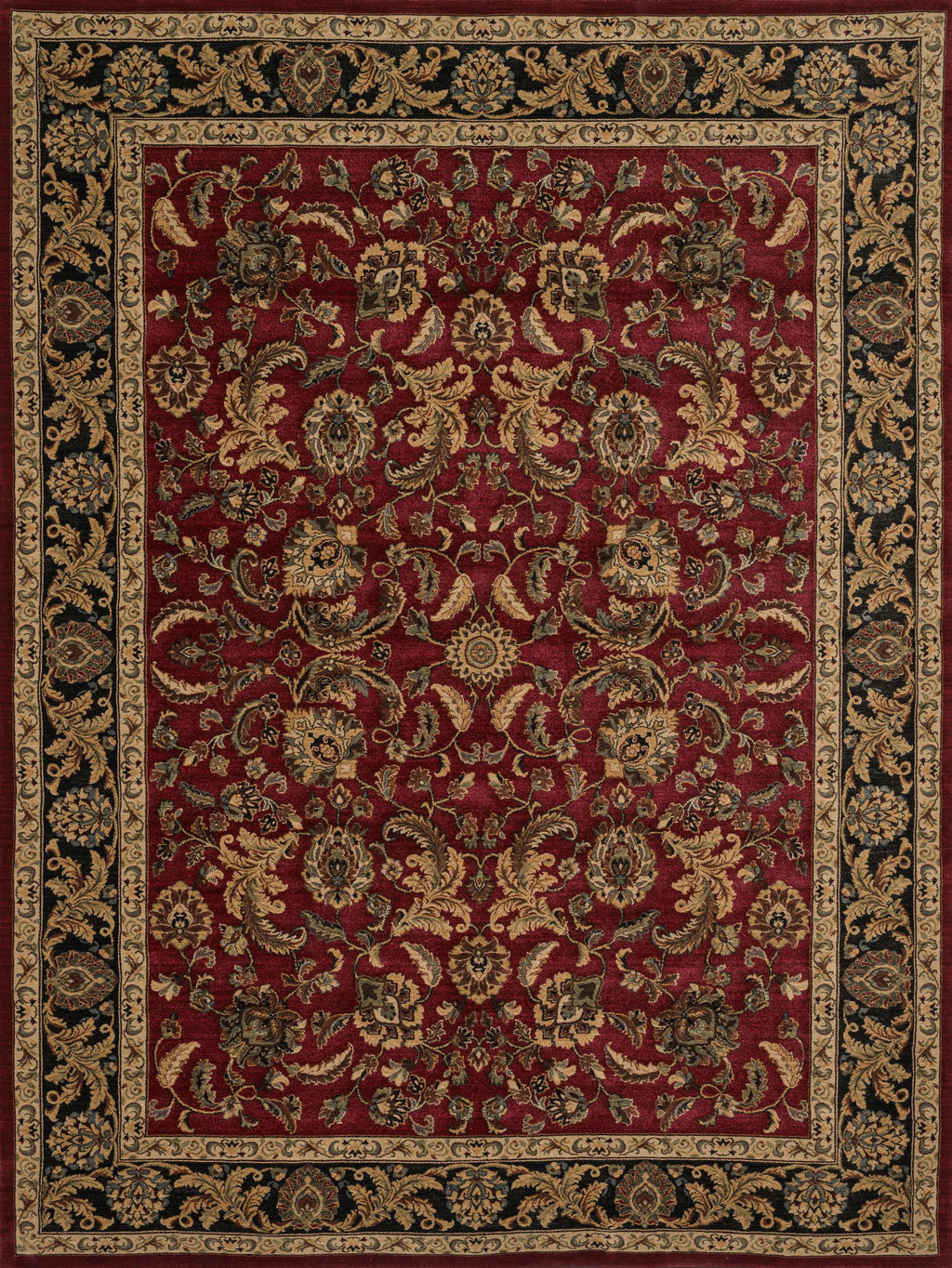 Loloi Stanley ST-01 Red / Charcoal Area Rug main image