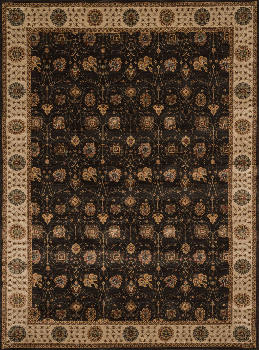 Loloi Stanley ST-09 Expresso / Beige Area Rug main image