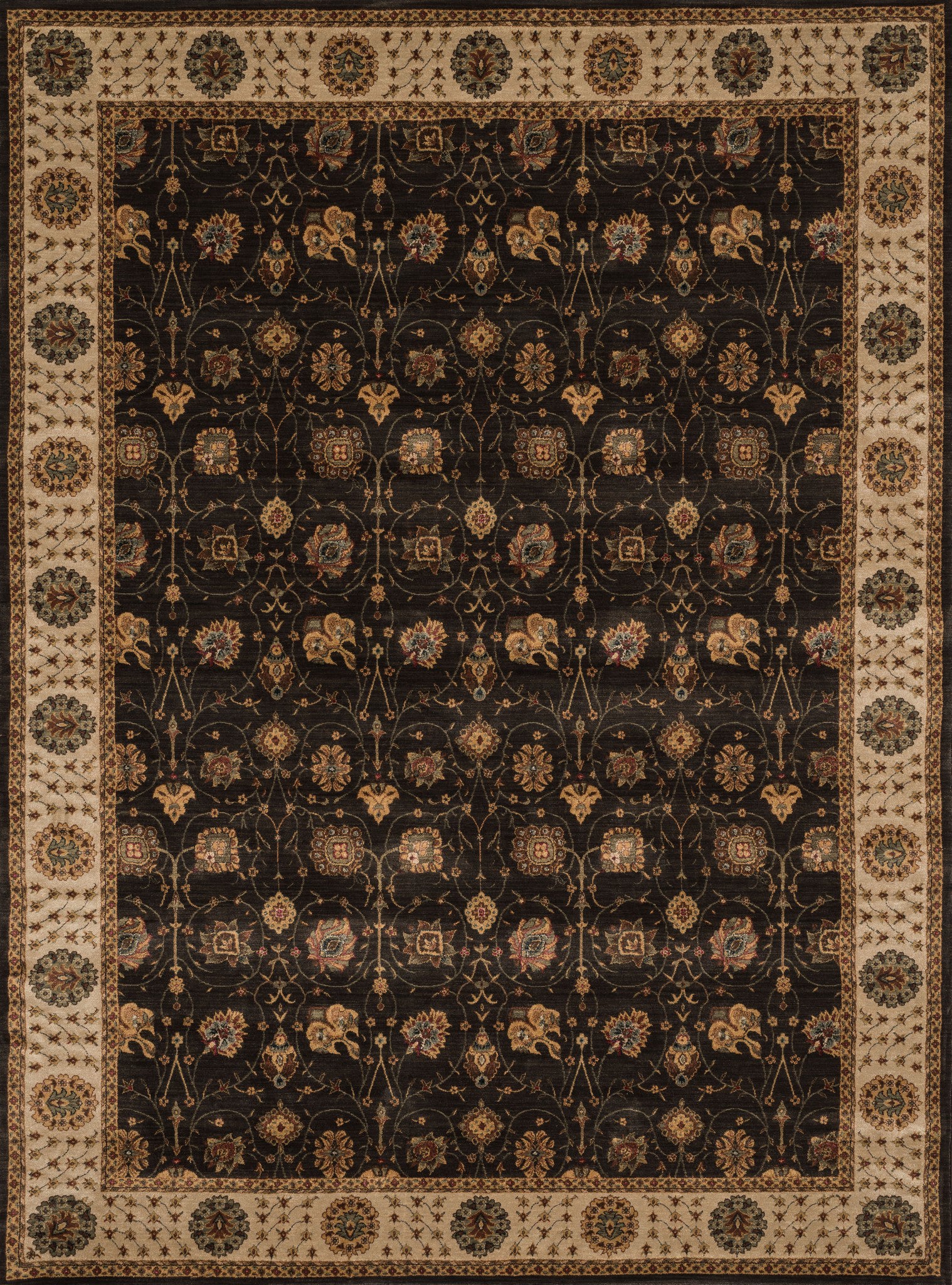 Loloi Stanley ST-09 Expresso / Beige Area Rug main image
