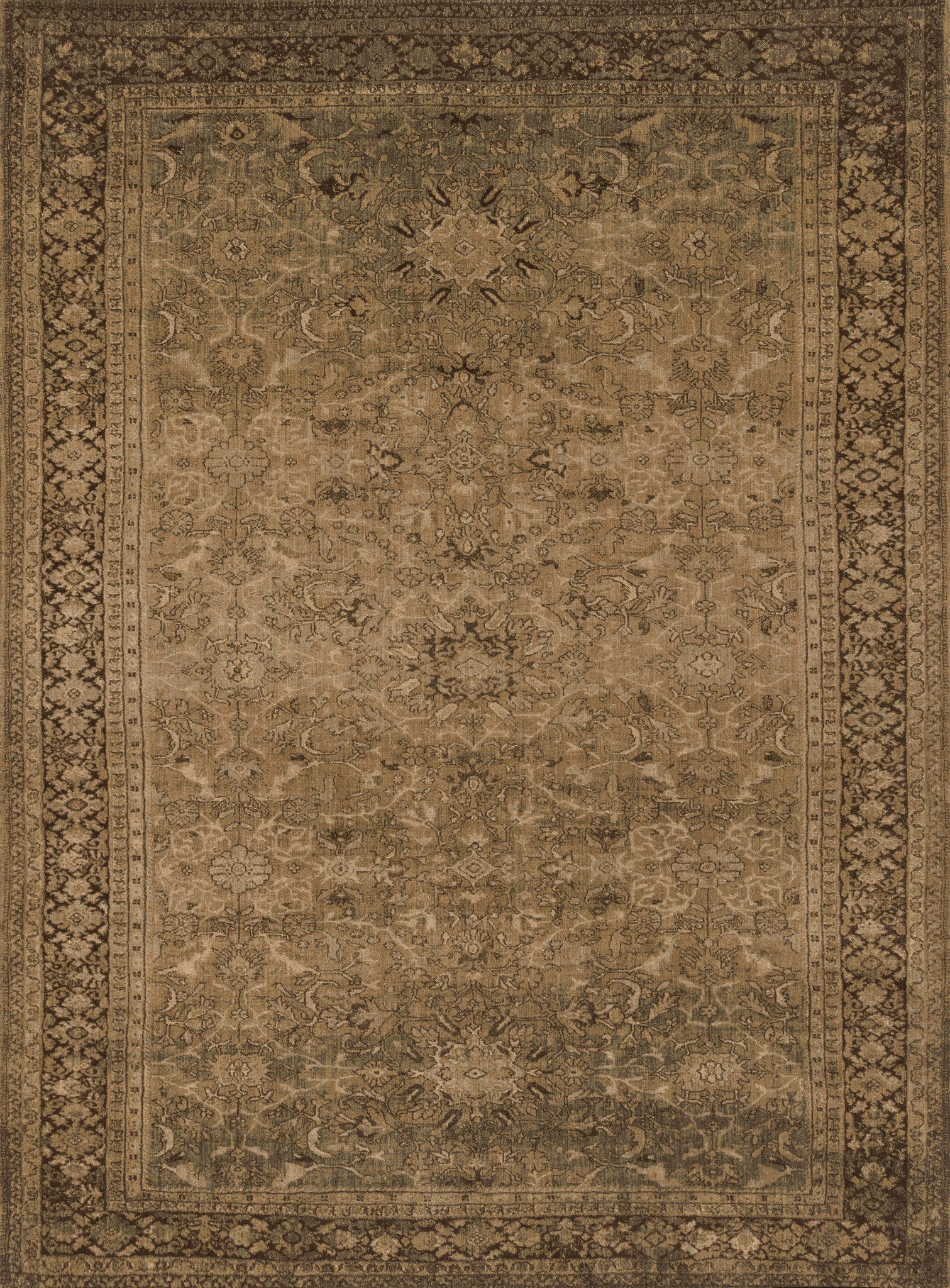 Loloi Stanley ST-20 Light Gold / Brown Area Rug main image