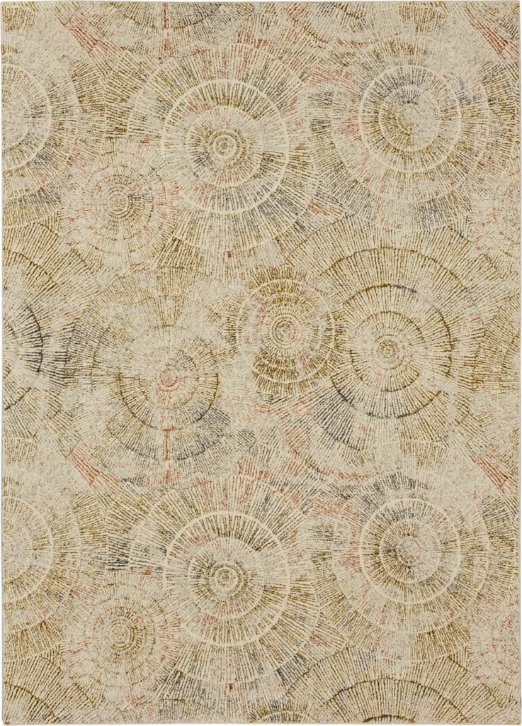 Karastan Omni Starburst Yellow Area Rug main image