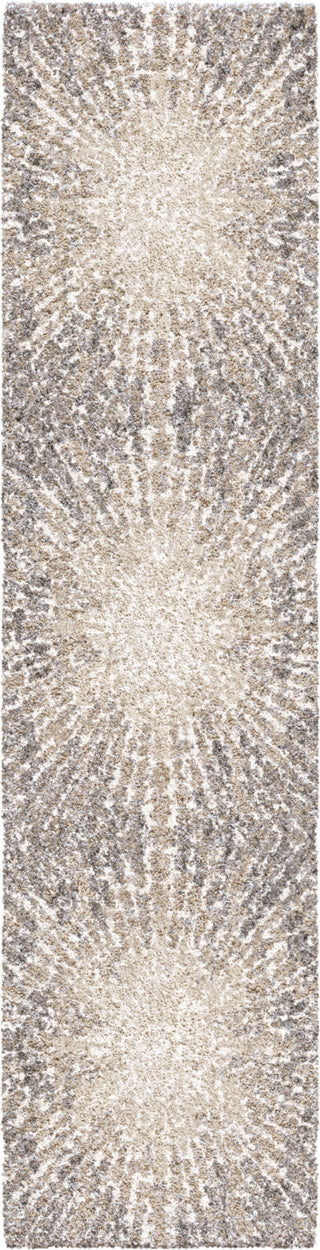 Orian Rugs Super Shag Starburst Beige Area Rug main image