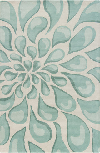 Chandra Stella STE-52009 Beige/Light Aqua Area Rug main image