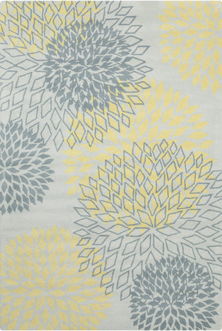 Chandra Stella STE-52080 Grey/Yellow Area Rug main image