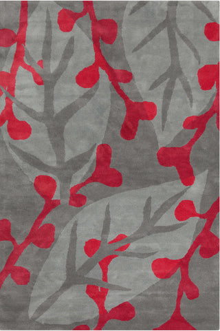 Chandra Stella STE-52086 Grey/Red Area Rug main image