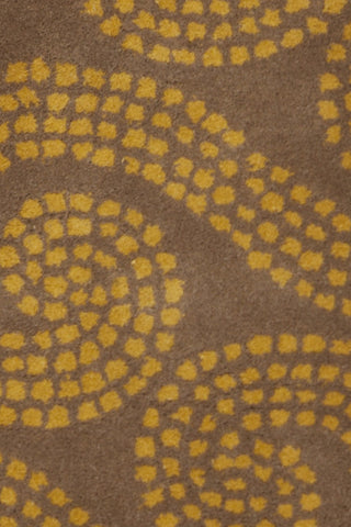 Chandra Stella STE-52113 Brown/Gold Area Rug Close Up