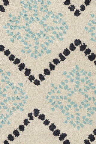 Chandra Stella STE-52125 Cream/Blue/Black Area Rug Close Up