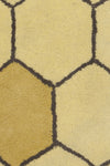 Chandra Stella STE-52133 Yellow/Brown/Gold Area Rug Close Up