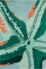 Chandra Stella STE-52138 Aqua/Green/Orange Area Rug main image