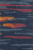 Chandra Stella STE-52166 Blue/Grey/Red/Orange Area Rug Close Up