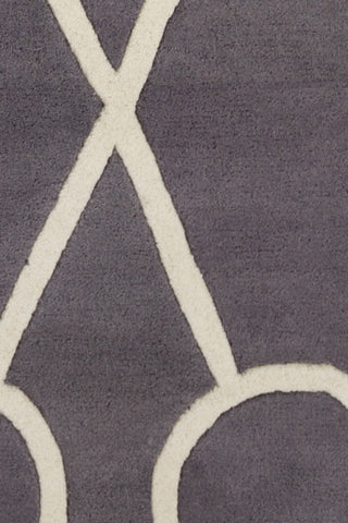 Chandra Stella STE-52179 Dark Grey/Cream Area Rug Close Up