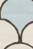 Chandra Stella STE-52210 Cream/Blue/Brown Area Rug Close Up