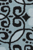 Chandra Stella STE-52211 Blue/Black Area Rug Close Up