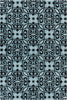 Chandra Stella STE-52211 Blue/Black Area Rug main image