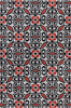 Chandra Stella STE-52212 Grey/Red/Black Area Rug main image