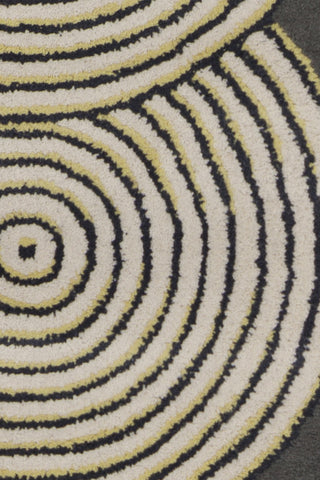 Chandra Stella STE-52239 Grey/Cream/Yellow Area Rug Close Up