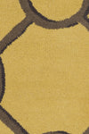 Chandra Stella STE-52251 Yellow/Brown Area Rug Close Up