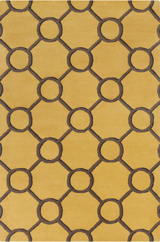 Chandra Stella STE-52251 Yellow/Brown Area Rug main image