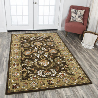 Rizzy Stafford SA978A Brown Area Rug Corner Image