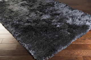 Surya Stealth STH-704 Navy Shag Weave Area Rug 5x8 Corner