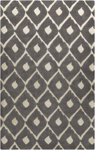 Surya Stamped STM-802 Gray Area Rug 5' x 8'