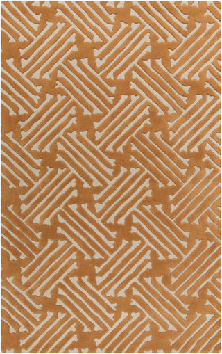 Surya Stamped STM-811 Rust Area Rug 5' x 8'