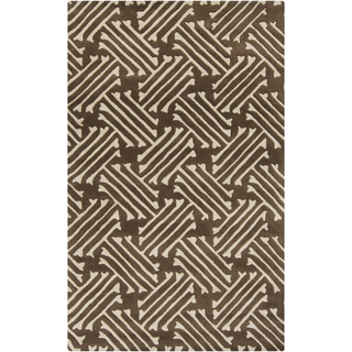 Surya Stamped STM-815 Olive Area Rug 5' x 8'