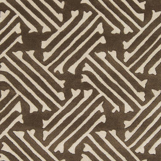 Surya Stamped STM-815 Olive Hand Tufted Area Rug Sample Swatch