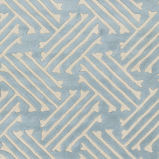 Surya Stamped STM-816 Slate Hand Tufted Area Rug Sample Swatch