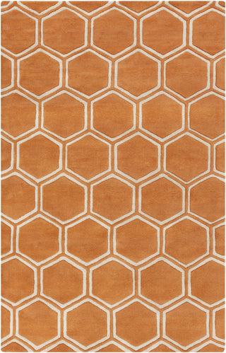 Surya Stamped STM-818 Rust Area Rug 5' x 8'