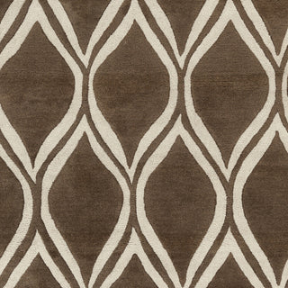 Surya Stamped STM-823 Chocolate Area Rug Sample Swatch