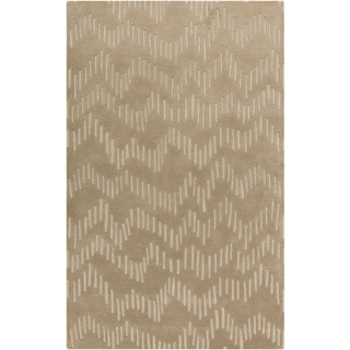 Surya Stamped STM-824 Olive Area Rug 5' x 8'