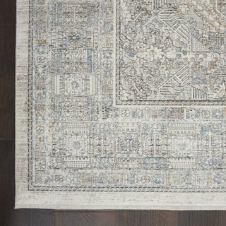 Starry Nights STN02 Cream Grey Area Rug by Nourison Corner 