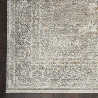 Starry Nights STN03 Silver/Cream Area Rug by Nourison Corner 