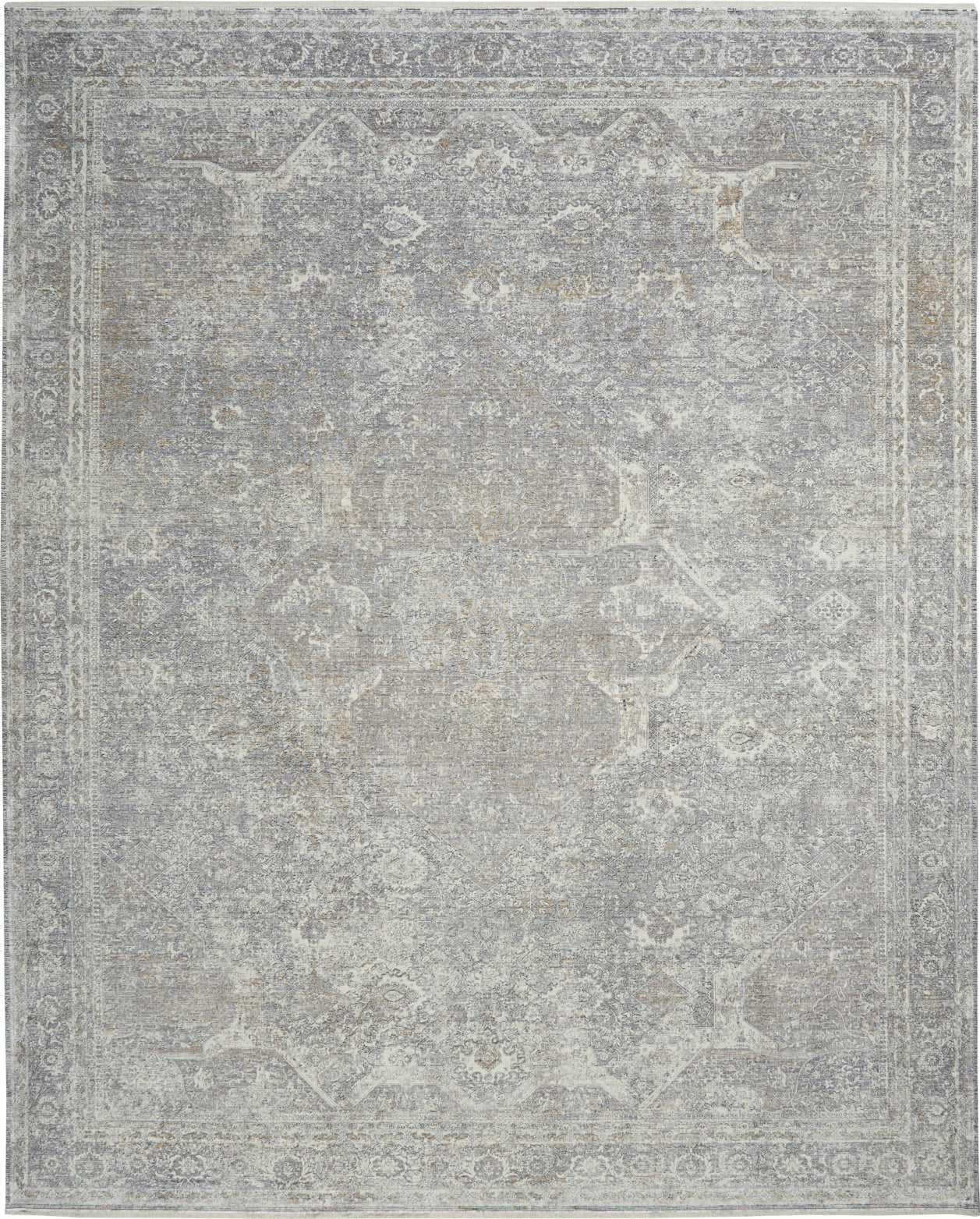 Starry Nights STN03 Silver/Cream Area Rug by Nourison Main Image