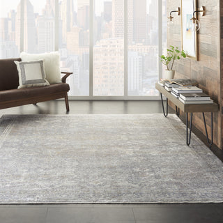 Starry Nights STN03 Silver/Cream Area Rug by Nourison Room Scene Featured