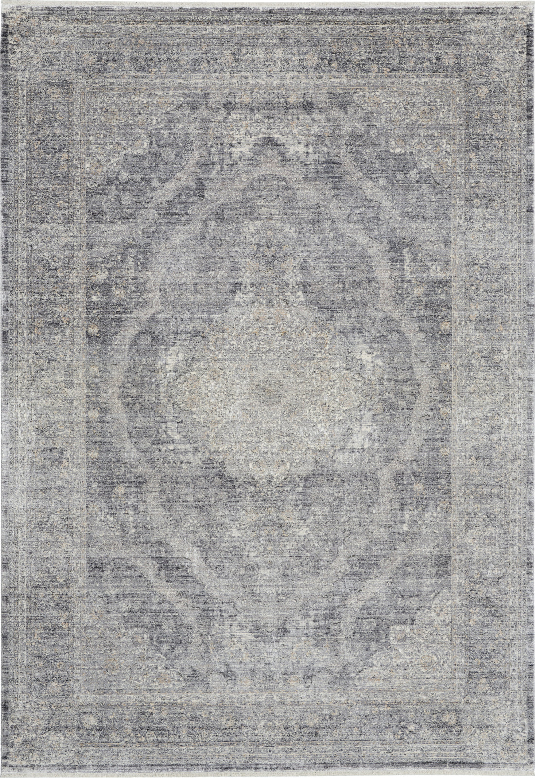 Starry Nights STN05 Charcoal/Cream Area Rug by Nourison Main Image